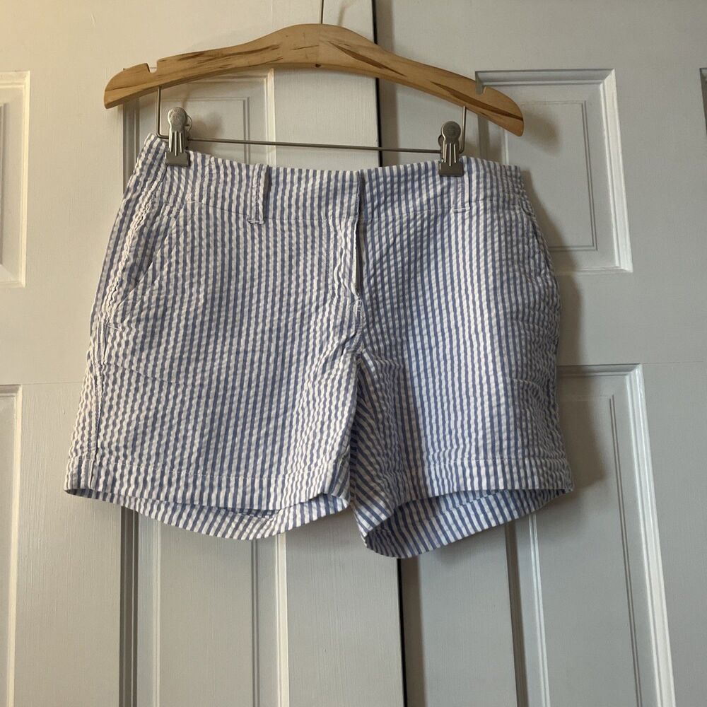 Vineyard Vines Blue White Striped Seersucker Chino Shorts Size 2